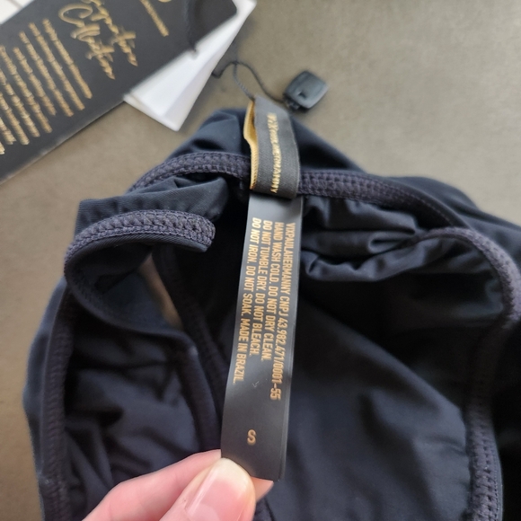 Vix Paula Hermanny Womens Black Mag One Piece Bathing Suit Size Small NWT - Picture 8 of 14